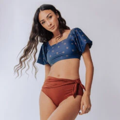 Simone Bottoms, Dark Rust -Swim Shoreline rustbottoms 2